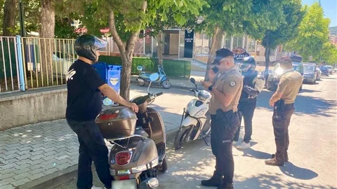 Bilecik'te Motosiklet Denetimi Yapıldı