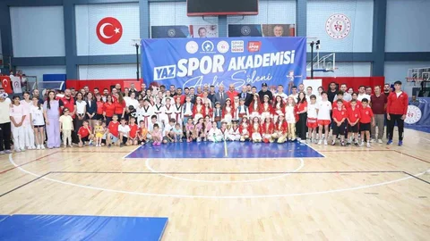 Düzce'de Yaz Spor Okulları Açıldı