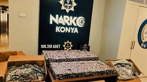 Konya'da Uyuşturucu Operasyonu Yapıldı