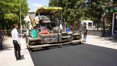 Kahta’da Yol Yapım Çalışmaları Devam Ediyor
