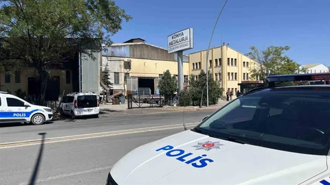Konya'da Metal Fabrikasında Patlama Oldu