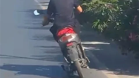 Alanya'da Motosiklet Kazası