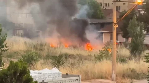 Karabük'te Otluk Alanda Yangın Söndürüldü