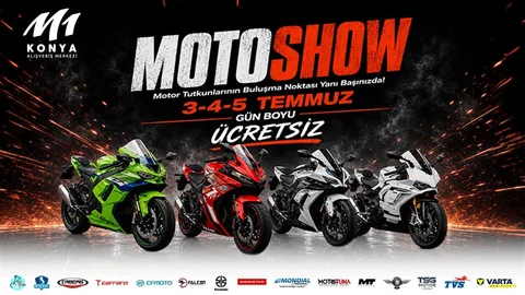M1 Konya AVM'de Motosiklet Buluşması