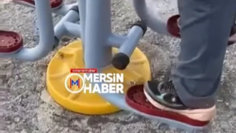 Güneykent Parkı’nda "Spor Aleti" Skandalı: Yenisi Beklenirken Eski Hurdalar Boyanıp Geri Getirildi, Çoğu da Çalışmaz Halde!