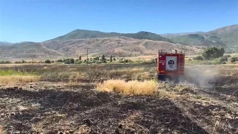 Elazığ'da Arazi Yangını Kontrol Altına Alındı