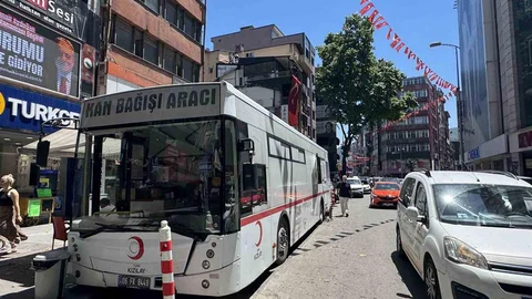 Zonguldak'ta Kan Bağışı Kampanyası
