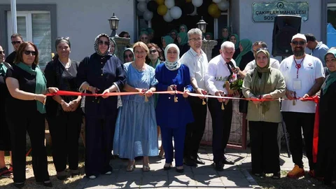 Düzce'de BELMEK Kursiyerleri Eserlerini Sergiledi