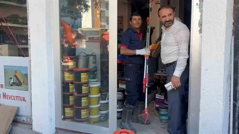 Adilcevaz'da Yılan Panik Yarattı