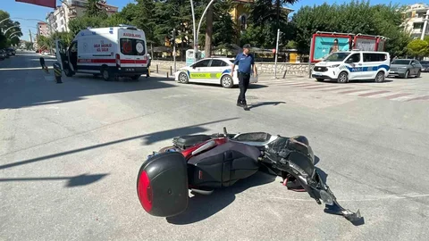 Karaman'da Motosiklet Kazası