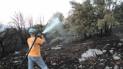 Adıyaman'da Orman Yangını Kontrol Altına Alındı