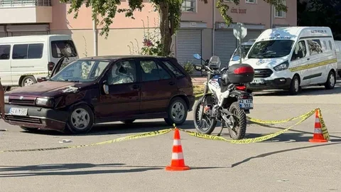 Konya'da Motosiklet Kazası