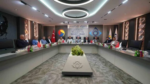 Erzurum'da ETSO Yönetimi Toplandı