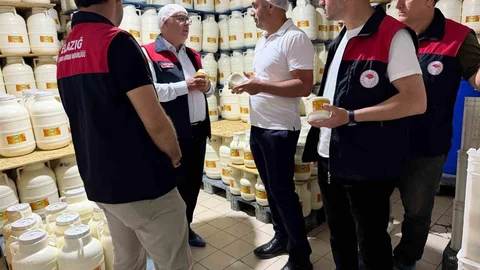 Elazığ'da Tulum Peyniri Üretimi İncelendi