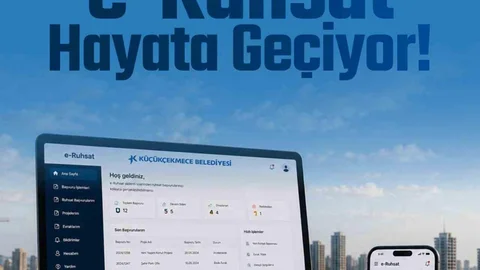 Küçükçekmece'de E-Ruhsat Dönemi Başladı