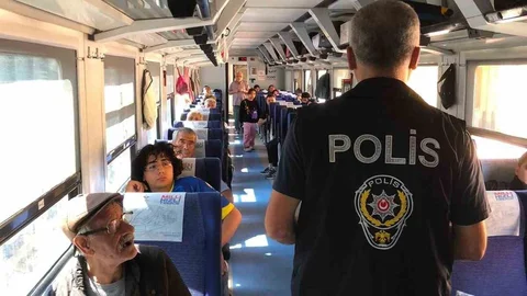 Yerköy'de Doğu Ekspresi Denetimi