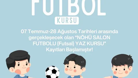 Niğde'de Futsal Yaz Kursu Başlıyor