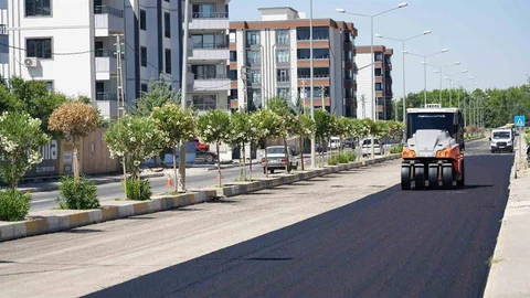 Adıyaman'da Asfalt Yenileme Çalışmaları