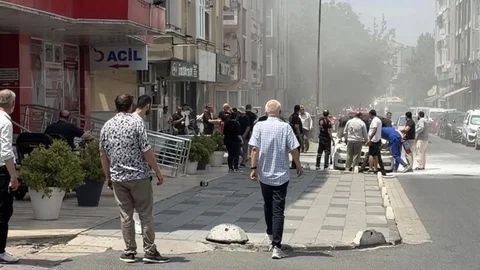 Kırklareli'nde Lüks Araç Yangını