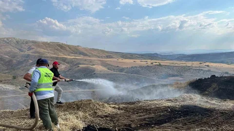Ankara'da Arazide Yangın Kontrol Altına Alındı