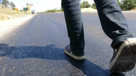 Adıyaman'da Asfalt Eridi