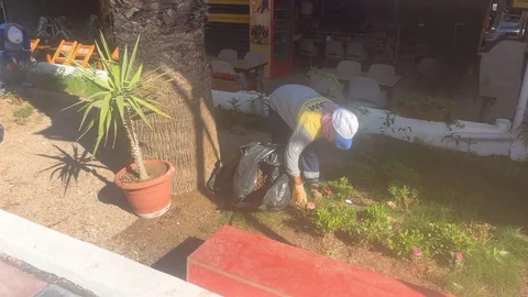 Didim'de Kendi Üretimi Çiçekler Toprakla Buluşuyor