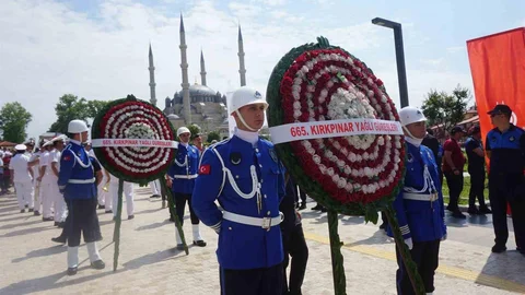 Edirne'de Kırkpınar Geleneği Yaşatıldı
