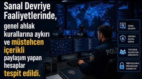 Mersin'de Müstehcen Paylaşım Yapan 140 Hesaba İşlem