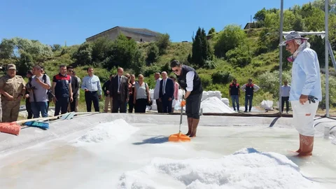Tunceli'de Pülümür Tuzunun Üretimi Desteklendi