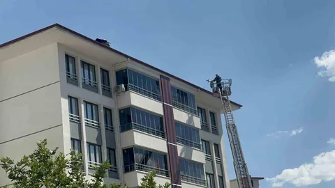 Elazığ'da Baca Yangını Kontrol Altına Alındı