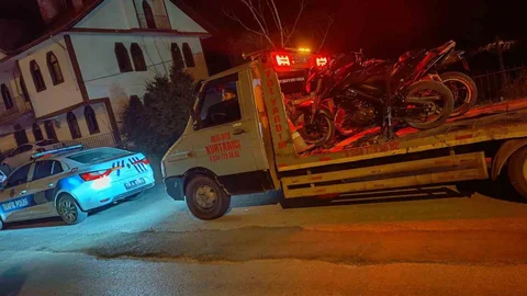 Mudurnu'da Motosiklet Denetimi