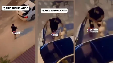 Mersin'de Kadına Şiddet Dehşeti: Görüntülerdeki Saldırgan Tutuklandı