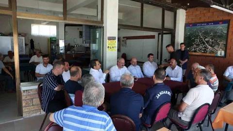 Vali Toraman Etili Köyü'nde Toplandı