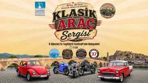 Taşköprü'de Klasik Araç Sergisi Duyurusu