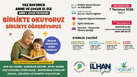 Yeşilyurt'ta Eğlenceli Etkinlikler Başlıyor