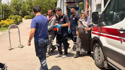 Adıyaman'da Takla Atan Otomobil Kazası