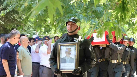 Elazığ'da Kıbrıs Gazisi Uğurlandı