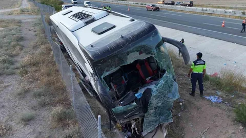 Aksaray'da Otobüs Kazası: 1 Ölü, 44 Yaralı