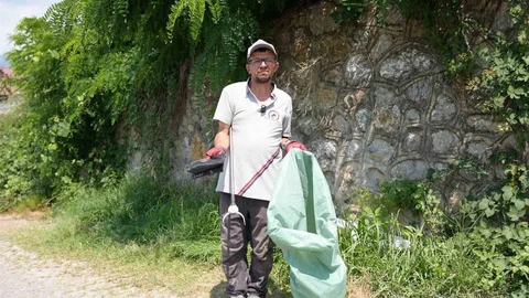 Düzce'de Temizlik İşçisinin Duyarlılığı