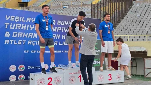 Aydın'da Milli Atlet Şampiyon Oldu