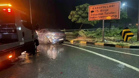 Zonguldak'ta Trafik Kazası Meydana Geldi