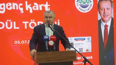 Edirne'de Gençlere Spor Desteği