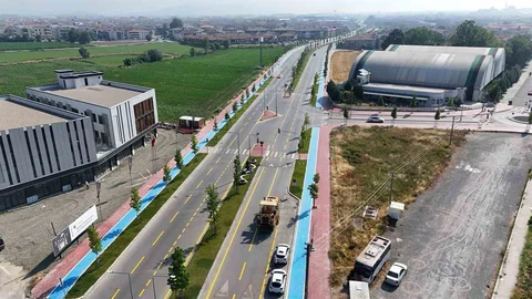Sakarya'da Yol Çizgileri Yenileniyor