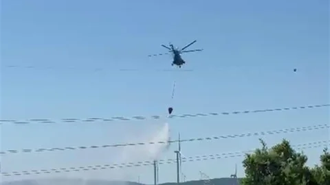 Karacabey'de Tarım Arazisinde Yangın Çıktı