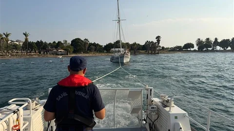 Aydın'da Gezi Teknesi Kurtarıldı