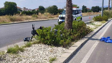 Denizli'de Motosiklet Kazası