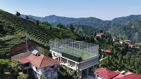 Rize'de Halı Saha Projesi