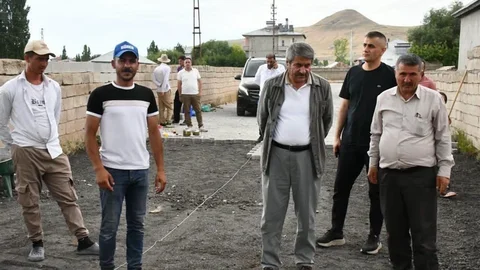 Patnos'ta Yol Çalışmaları İncelendi