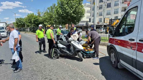 Adıyaman'da Otomobil-Motosiklet Çarpışması
