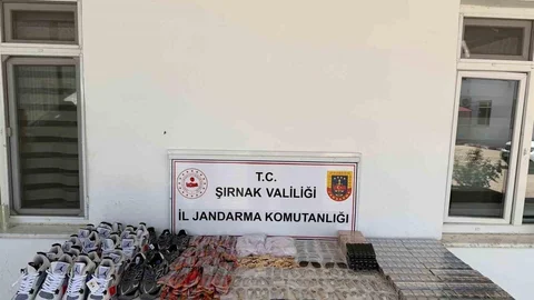Şırnak’ta Kaçak Malzeme Ele Geçirildi